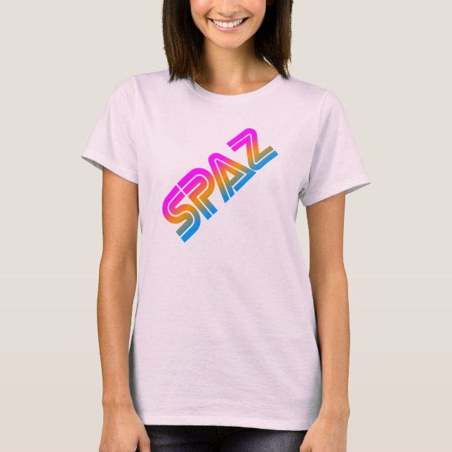 Corey Tiger 80s Retro SPAZ Shirt Tröja (Framsida)
