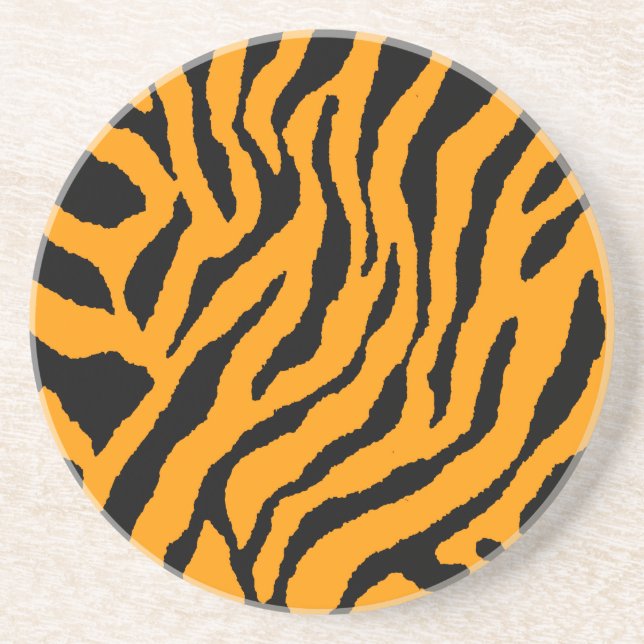 Corey Tiger 80s Retro Tiger Ränder Underlägg (Framsidan)