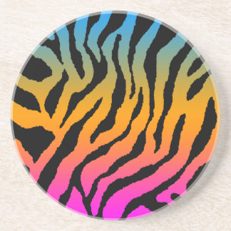 Corey Tiger 80s Retro Tiger Ränder Underlägg Sandsten