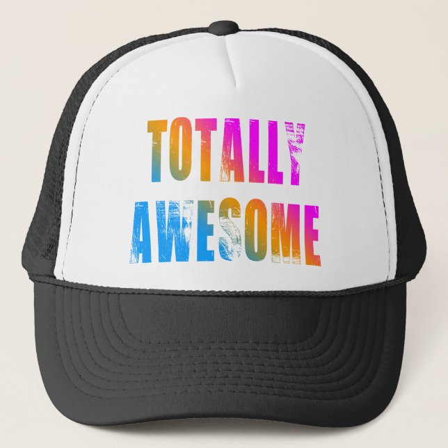 COREY TIGER 80's RETRO TOTALLY FANTASTISK Truckerkeps (Framsida)