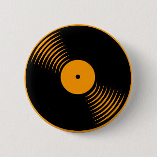 Corey Tiger 80s Retro Vintage Vinyl Record Pin Knapp