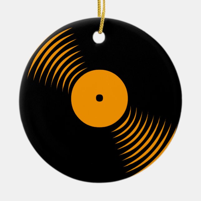 Corey Tiger 80s Retro Vinylskiva Ornament (Framsidan)
