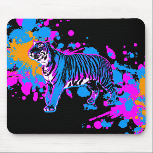 Corey Tiger 80s Tiger Paint Splatter Musmatta