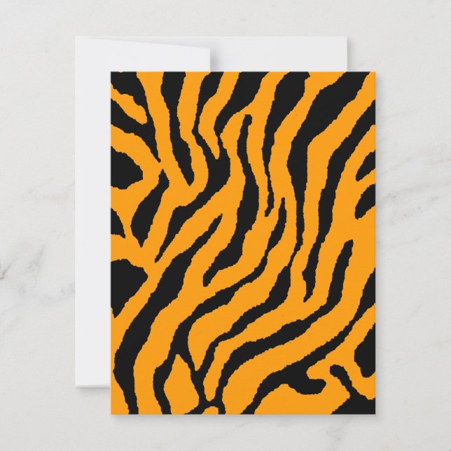 Corey Tiger 80s Tiger Ränder (Orange) (Framsida)