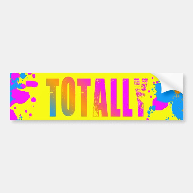 Corey Tiger 80s Totalt Splatter-målning Bildekal (Framsidan)
