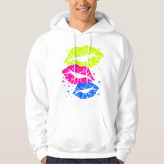 Corey Tiger 80s Vintage Läppar & Stjärnor Kyssar Sweatshirt
