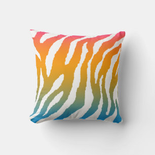 Corey Tiger 80s Vintage Neon Animal Rand Kudde