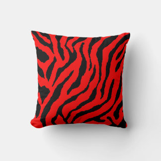 Corey Tiger 80s Vintage Neon Djur Ränder Kudde
