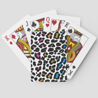Corey Tiger 80s Vintage Neon Leopard Spelkort