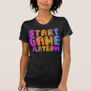 Corey Tiger 80s Vintage Starta spel spelare 1 T-shirt