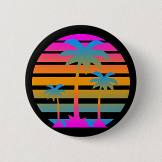 COREY TIGER RETRO SUNSET HANDFLATAN TRÄD KNAPP