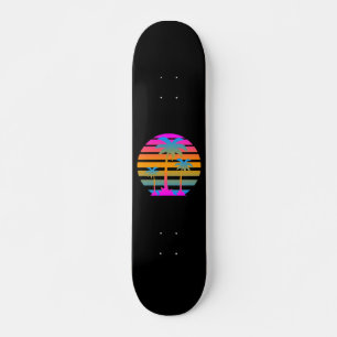 COREY TIGER RETRO SUNSET HANDFLATAN TRÄD OLD SCHOOL SKATEBOARD BRÄDA 21,6 CM