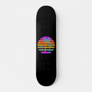 COREY TIGER RETRO SUNSET HANDFLATAN TRÄD OLD SCHOOL SKATEBOARD BRÄDA 21,6 CM