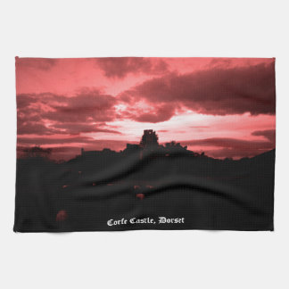 Corfe Castle, Dorset, England Kökshandduk