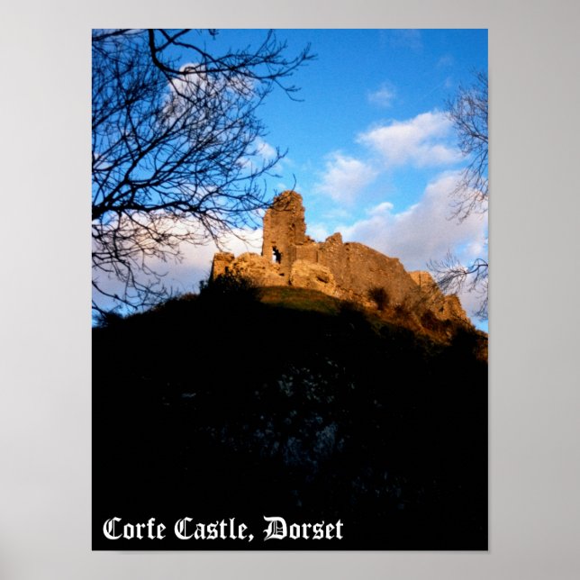 Corfe Castle Poster (Framsidan)