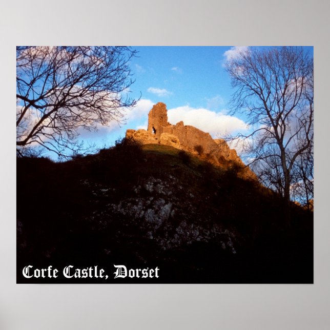 Corfe Castle Poster (Framsidan)