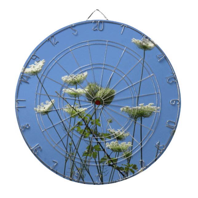 Corfu Cream Wildblommor Darttavla (Framsidan)