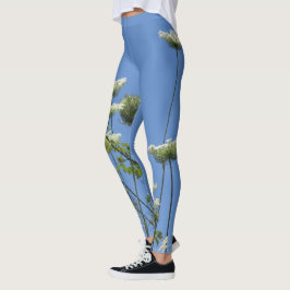 Corfu Cream Wildblommor Leggings