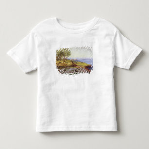 Corfu från uppstigningen, c.1856-64 (olja på t shirt