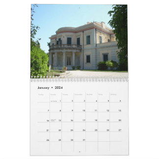 CORFU, GREKLAND-väggkalender Kalender