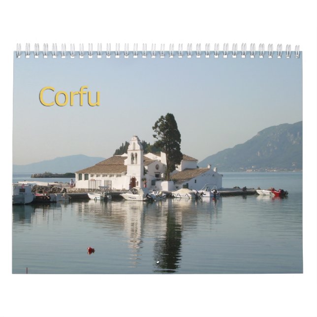 CORFU, GREKLAND-väggkalender Kalender (Omslag)