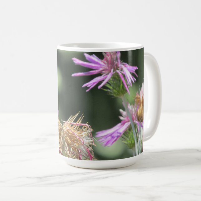 Corfu Lilac Wildblommor Kaffemugg (Framsida höger)