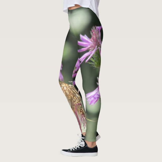Corfu Lilac Wildblommor Leggings (Vänster)
