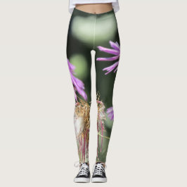 Corfu Lilac Wildblommor Leggings