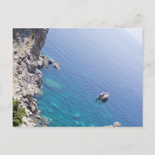Corfu Vatten Vykort (Framsida)