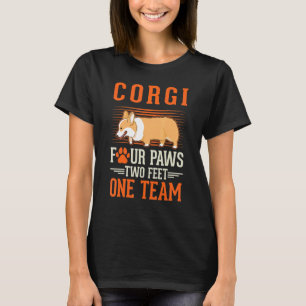 Corgi 4 tass 2 fot 1 team Corgi T Shirt
