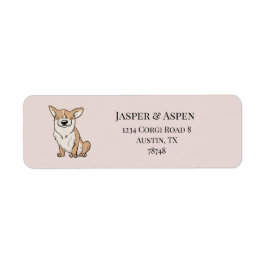 Corgi Adress Returadress Etikett