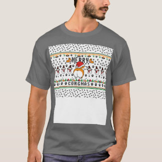 Corgi Älskare julmask T Shirt