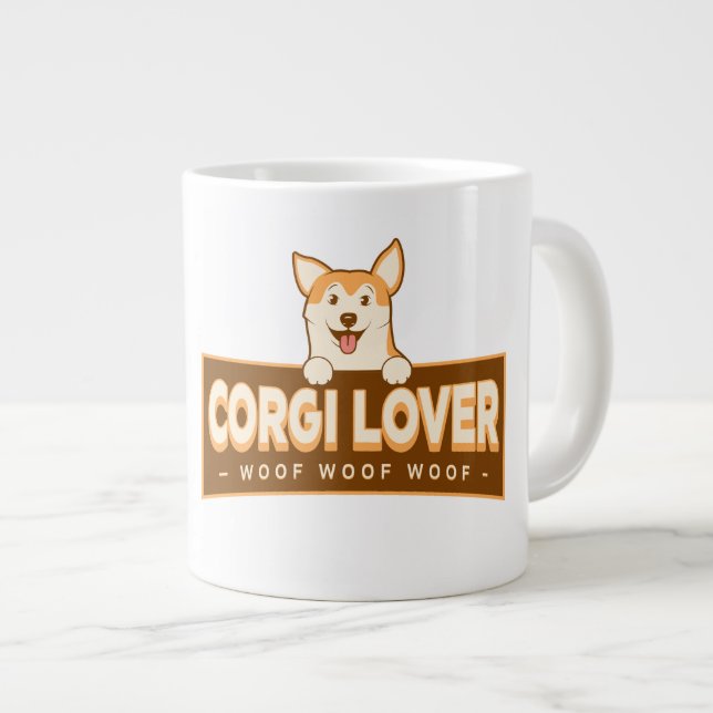 CORGI-ÄLskare Jumbo Mugg (Framsida höger)