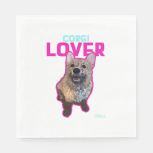 Corgi Älskare Pappersservett
