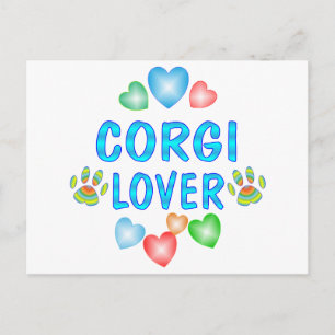 Corgi Älskare Vykort