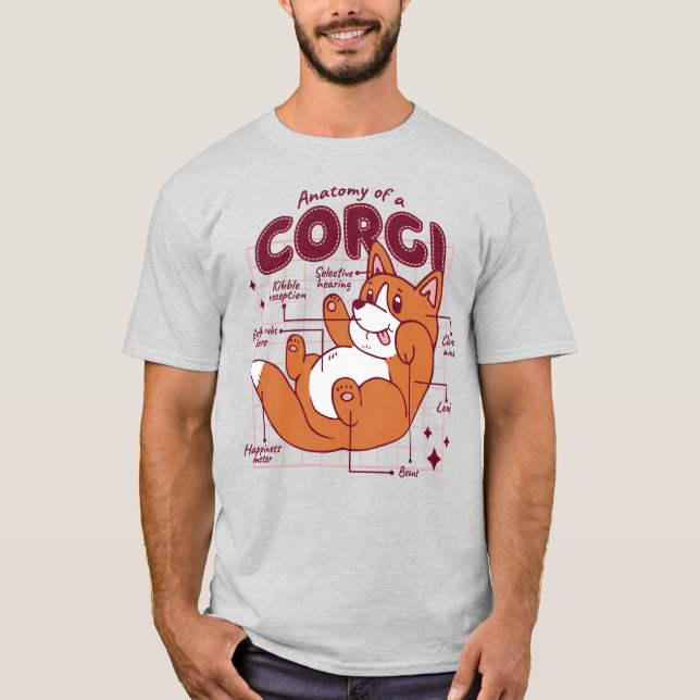 CORGI ANATOMY T SHIRT (Framsida)