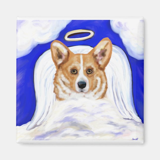 Corgi Angel Magnet (Framsidan)