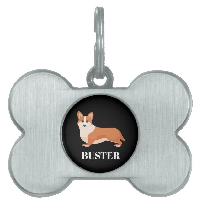 Corgi Anpassa ID-bricka Husdjur (Framsidan)
