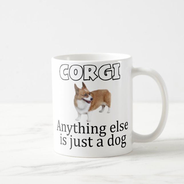 Corgi är Best Hund Kaffemugg (Höger)