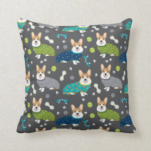 Corgi är i Pjs kuddar
