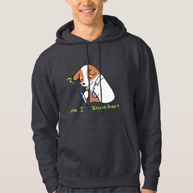 Corgi-Är jag RNase gratis? Hoodie (Framsida)