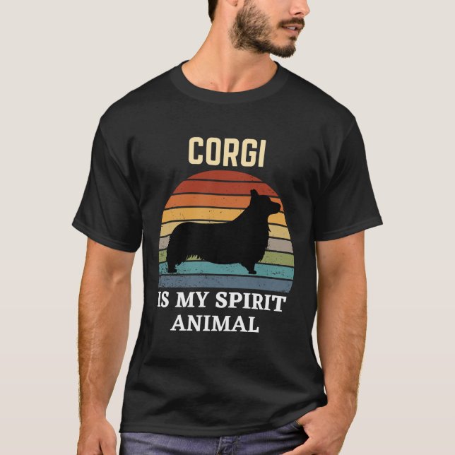 Corgi är min själ i Corgi T Shirt (Framsida)