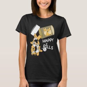 Corgi är mina lycklig-tabletter till ägare av hund t shirt