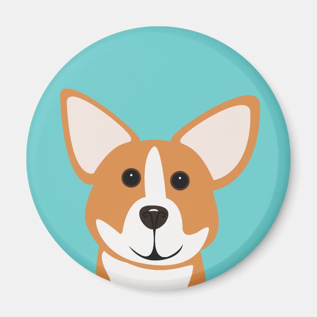 Corgi Art Magnet (Framsidan)