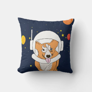 Corgi Astronaut Animal with Space Helmet Clipart B Kudde