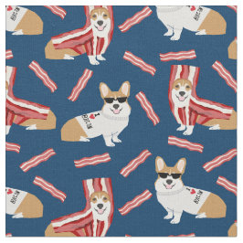 corgi bacon hund tyg