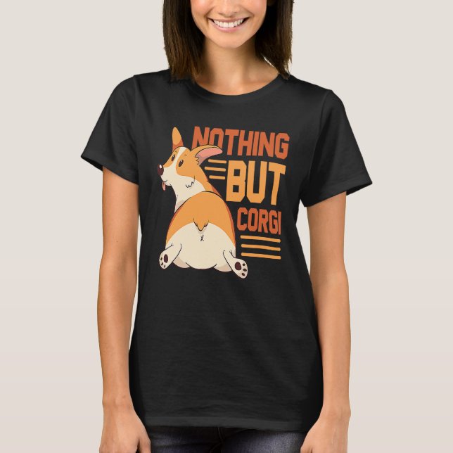 Corgi bak   Corgi bak T Shirt (Framsida)