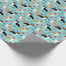 Corgi Birthday presentbyte Presentpapper