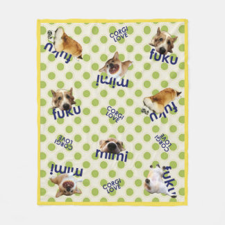 corgi blanket fleecefilt