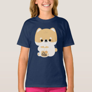 Corgi Boba Tea T Shirt